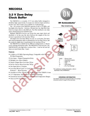 NB2305AI1HDR2G datasheet  